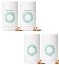 4 Pack Womens Balance Growth Hair Supplements...