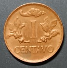 1968 Colombia One Centavo  AU Condition or better, Beautiful Coin — photo 2