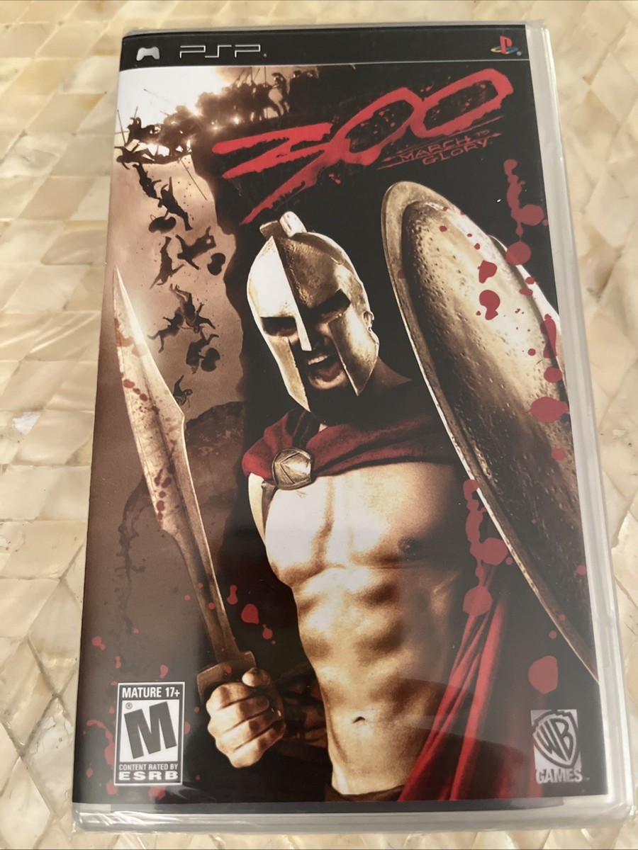 300: March To Glory (Sony PSP, 2007) New SEALED Complete CIB