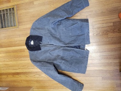 Flint and Tinder Waxed Mill Jacket XXL Gray USA Made New No Tags