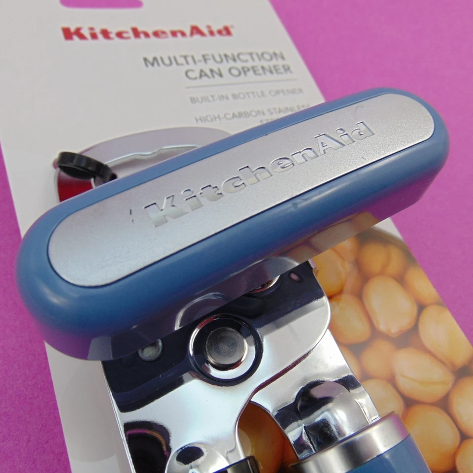 KitchenAid abrelatas fácil giro perilla de manivela de gran tamaño en polvo azul KET199OHBLA Foto 3 de 4