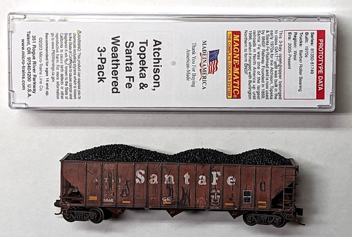 Microtrenes MTL 10846590 Santa Fe ATSF 81775 FW desgastados de fábrica | Zustand: New