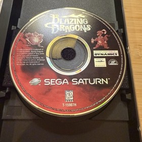 SEGA 💥 Blazing Dragons 💥 Saturn CIB + Reg. Clean Tested Cheech Marin