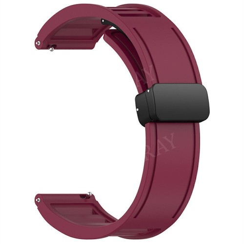 For Samsung Galaxy Watch 3 45mm 46mm Gear S3 Magnetic Silicone Strap Band 22mm - Picture 44 of 64