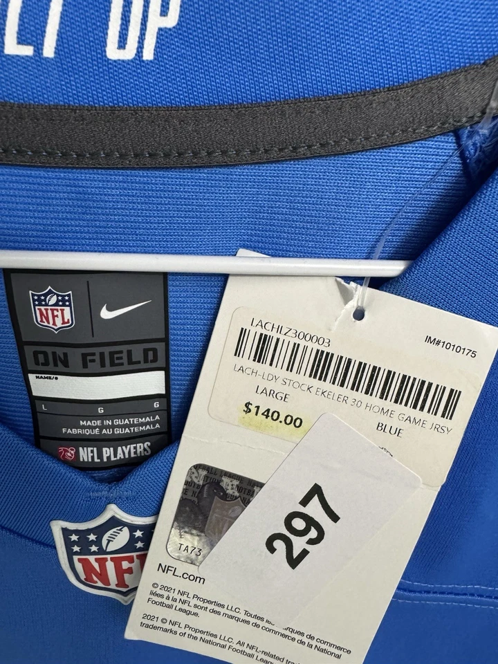 Nike Los Angeles Chargers Austin Ekeler #30 Home Game Jersey NWT Sz L  women’s  - Image 3 of 3