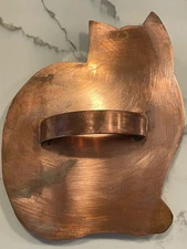 RARE XL Michael Bonne  Cat Copper Cookie Cutter