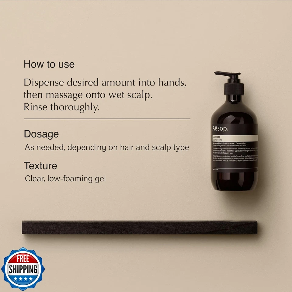Champú Esopo | Suavizar el cabello, restaurar el brillo | Corteza de bergamota, Frank Foto 2 de 4