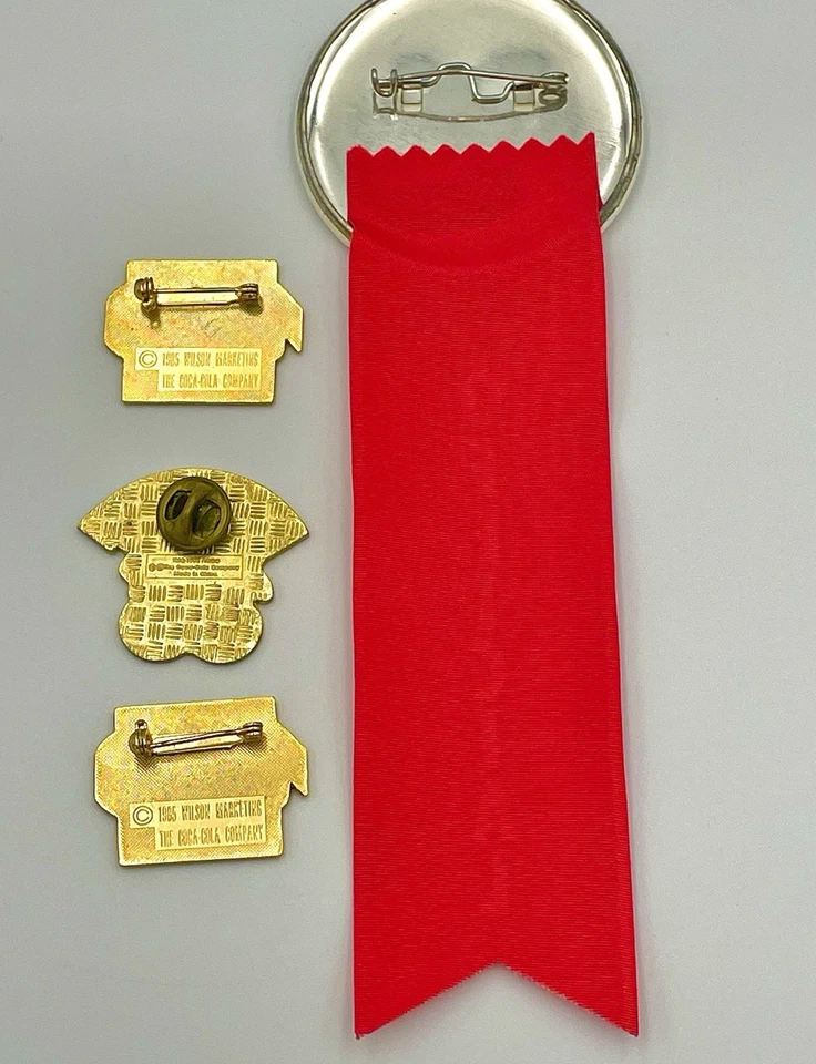 VERY RARE "100 YEARS COKE RUN" OLYMPIC DAY PINs / 1986 PARIS - 4 Pins Total - Image 4 of 4