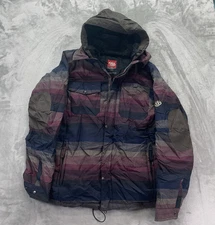 686 Woodland Jacket Mens Large Plaid Insulated Ski Snowboard Coat infidry work