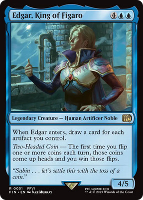 x1 Edgar, King of Figaro FIN Final Fantasy MTG 51 M/NM 1x