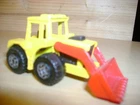 Matchbox Lesney Superfast 29 Tractor Shovel 1976 England Yellow / Red
