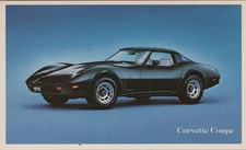 1979 Chevrolet Corvette Coupe Vintage GM Dealer Advertising Postcard