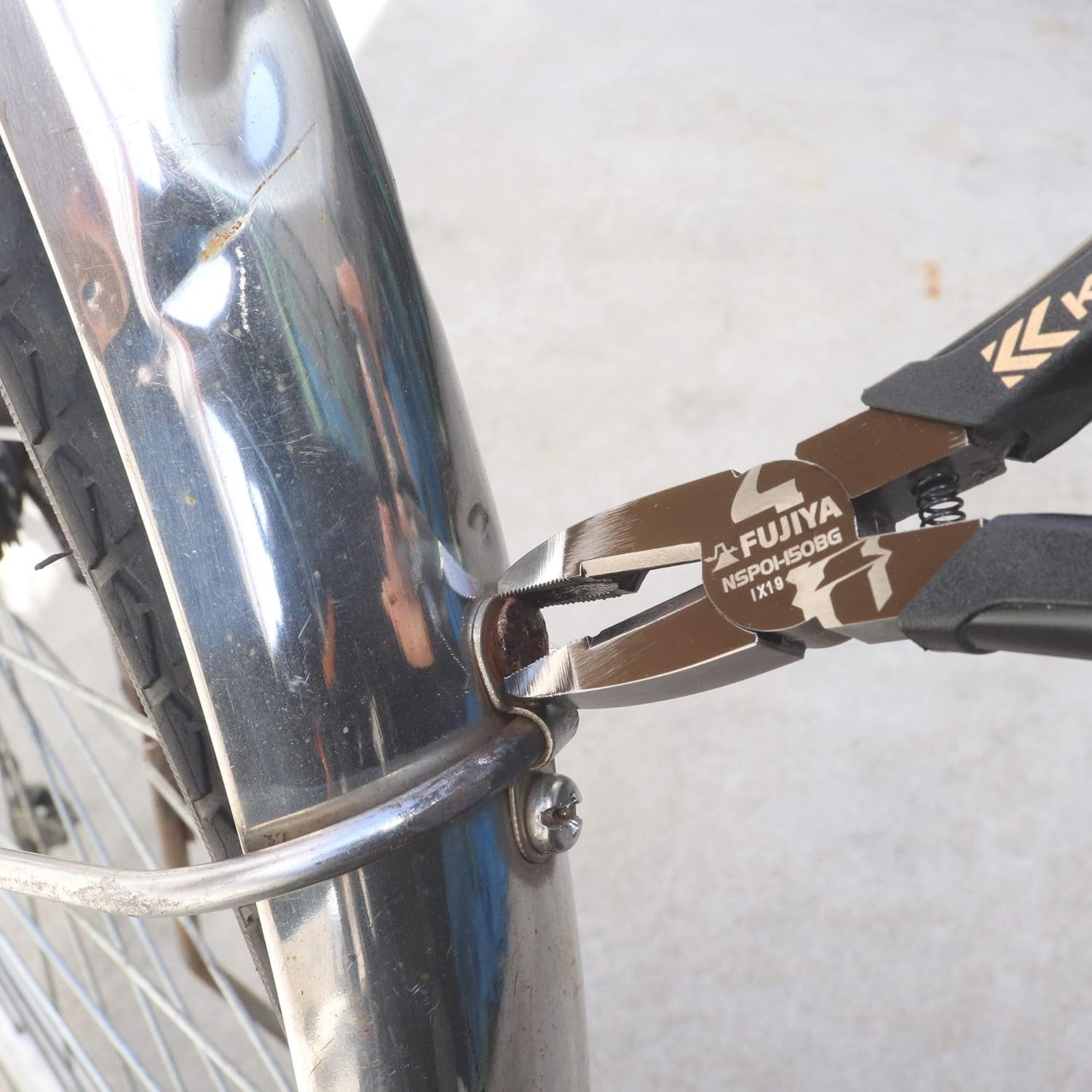 FUJIYA Tools, NSP01-150BG, Screw Pliers, -Black & Gold color-, 6 Inch, Black 