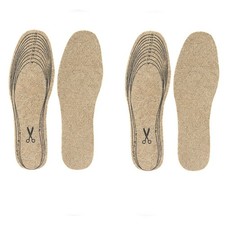 Shocking Absorbing Thickened Wool Felt Insoles Warm Winter Multisize Inserts
