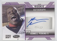 2020 Sage Hit Rookie Auto Purple Ronnell Perkins #A39 Auto 0j3i
