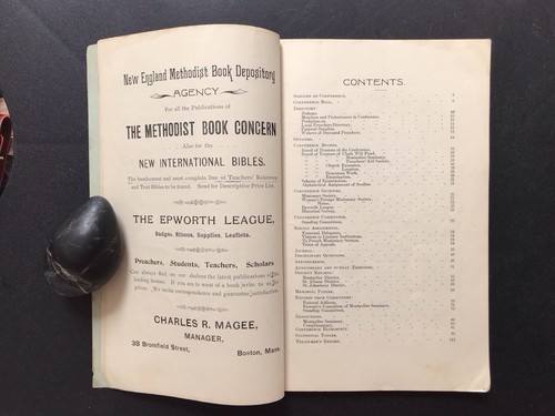 Official Journal 53rd Session Minutes Vermont Conference Barre 1897 - Picture 6 of 12