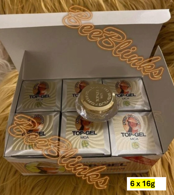 6 AUTHENTIC TOP-GEL MCA EXTRA PEARL CREAM w/GINSENG EXTRACT & VIT C+E  Complex