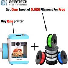 Nueva impresora 3D Geeetech M1 mini de alta velocidad 100*110*100 mm con un filamento de 0,5 kg