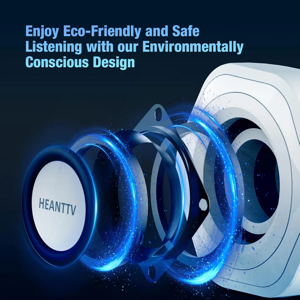 Altoparlante per Computer Mini Altoparlante Con USB Alimentato 3,5 Mm Aux-In Alt - Immagine 3 di 4