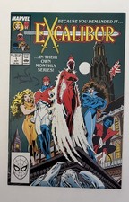 Excalibur #1 - 1st app Widget - Signed by Alan Davis OAX 206- Est. Cond. VF/NM