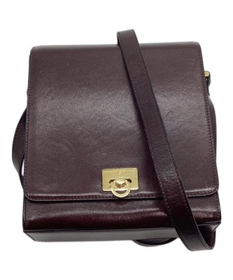 Gold Pfeil                    Leather Shoulder Bag brown