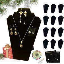 12pcs Necklace Display for Selling, 12.5" Jewelry Display Stand, Necklace Dis...