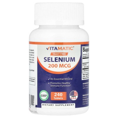 Selenium , 200 mcg , 240 Tablets