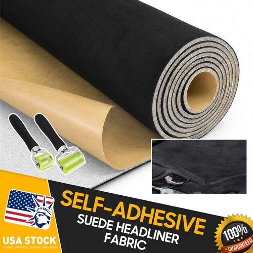 Super durable 19in*78in Suede Headliner Fabric Repair peeling interior surfaces