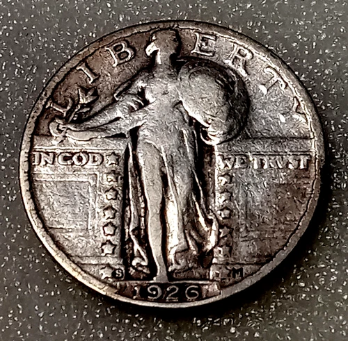 🟅 1926 S Standing Liberty Quarter 25¢