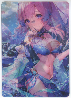  KOKOMI - LENTICULAR - Goddess Story Anime Waifu Card - DIMENSIONAL OKA -L-18