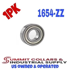 1x 1654-ZZ Ball Bearing 2.5in x 1.25in x 0.625in ZZ 2Z Free Shipping NEW