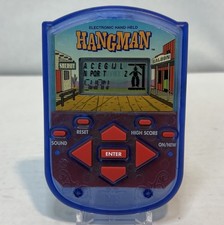 Vintage Hangman Electronic Handheld Game - Milton Bradley 1995 - Tested