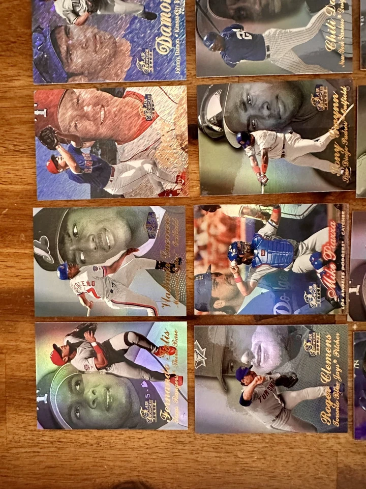 1997-1998 FLAIR SHOWCASE ESTRELLAS DE BÉISBOL, CORTE, SHOWSTOPPERS, SHOWTIME LOTE DE 33 Foto 2 de 4