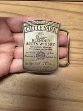 Vintage brass Cutty Sark belt buckle