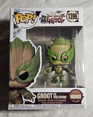 Funko Pop 1396 Marvel We Are Groot As Wolverine