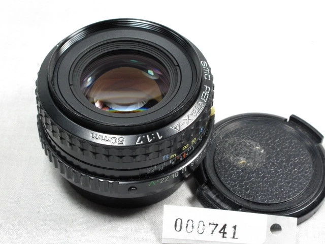 Pentax A Camera Lenses 50mm Focal f/1.7 Maximum Aperture for sale