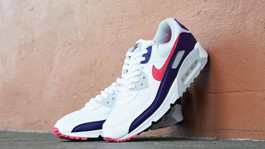 air max 90 eggplant on feet