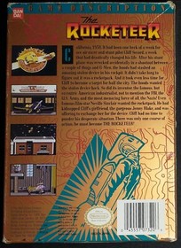 The Rocketeer Bandai Authentic Nintendo NES EXMT- condition COMPLETE n box!