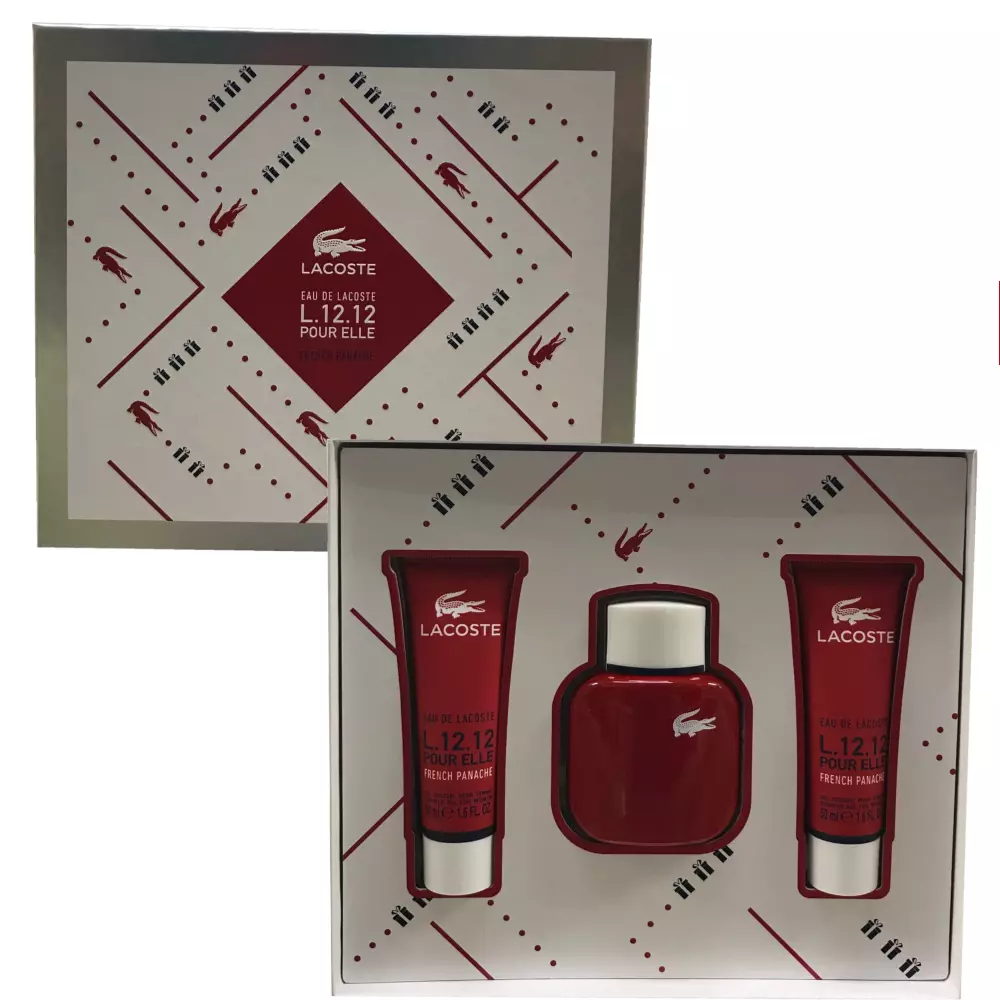 Lacoste red shower sales gel