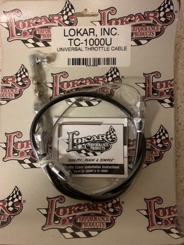 Locking Throttle Cable Lokar TC-1000HT Hi-Tech Universal Throttle
