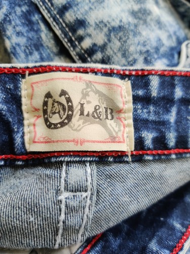 L & B Distressed Stonewash Women's Jeans Size 18 NWOT - 第 11/12 張圖片