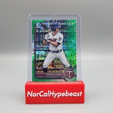 2022 Bowman Draft Baseball Tanner Schobel 1st BDC-28 Green Sparkle Refractor /99
