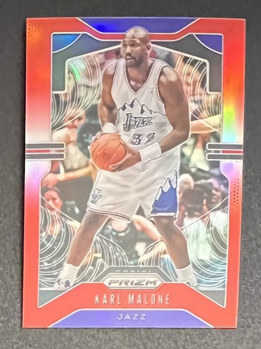 Karl Malone 2019-20 Panini Prizm Red /299 #19 - Utah Jazz