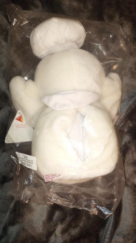 New Vtg Dakin Pillsbury Doughboy Poppin Fresh Puppet Plush 15" 1987 Stuffed Toy - Picture 2 of 3