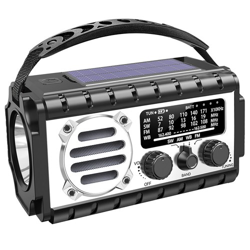 Emergency Hand Crank Radio 20000mAh Solar Powered Radio Solar Radio Survival - Picture 15 of 17