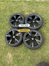 AUDI RS6 RS7 22" INCH BLACK GLOSS ALLOY WHEELS 4K0601025T GENUINE
