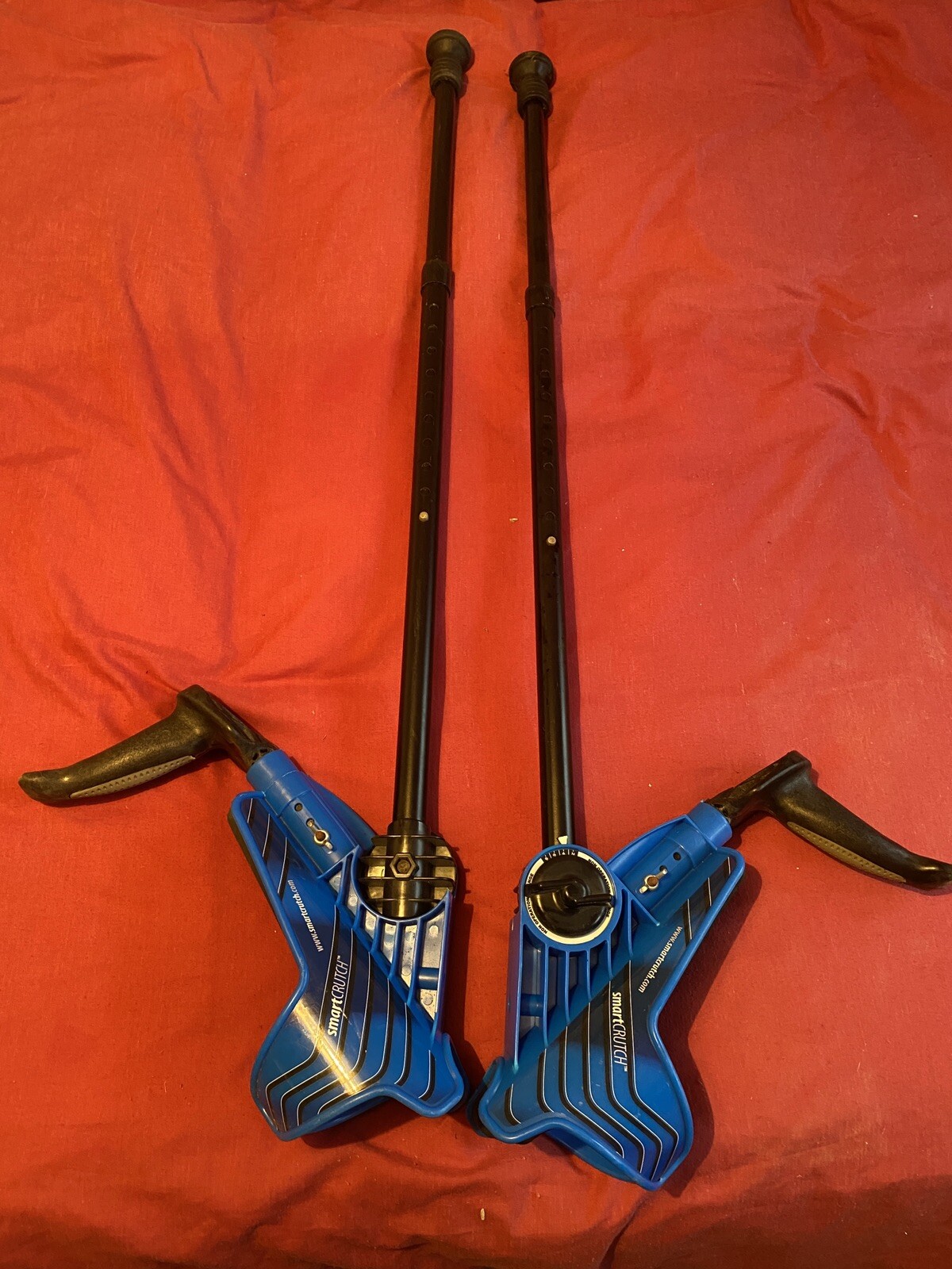 SmartCRUTCH Smart Crutches Pair in Blue eBay