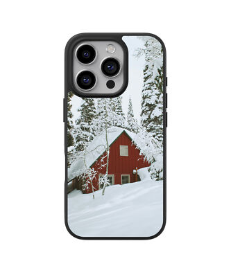 Sunny-Case 2D Case Handyhülle für iphone 8 PLUS Schweden Winter Haus Nr.656