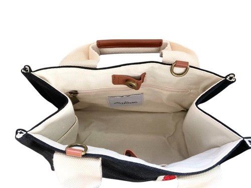 Malbon Golf Cart Bag Tote Black Bag With Shoulder New Japan DHL FedEx - Picture 4 of 10