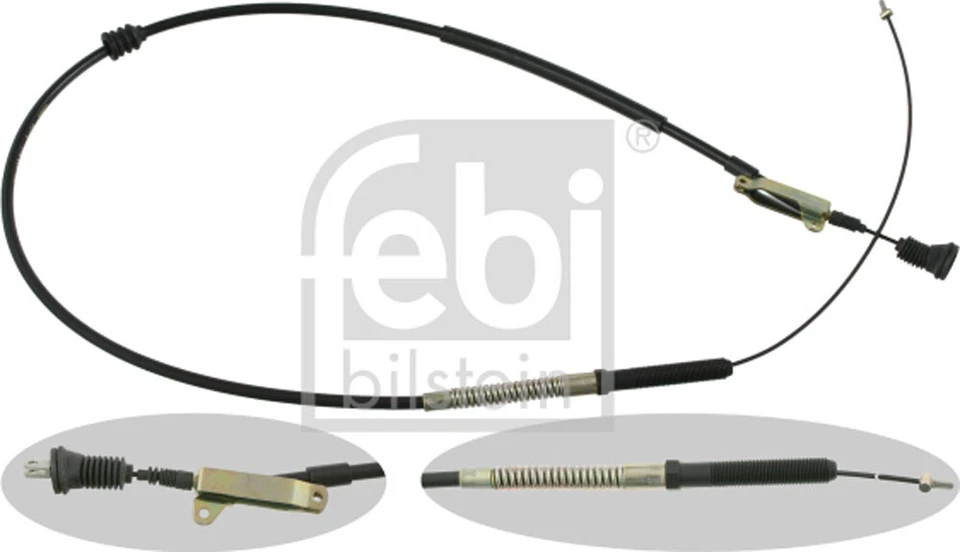 Fits Volvo 960 940 740 V90 S90 760 Purevue Rear Hand Brake Cable 9140980 - Image 2 of 2